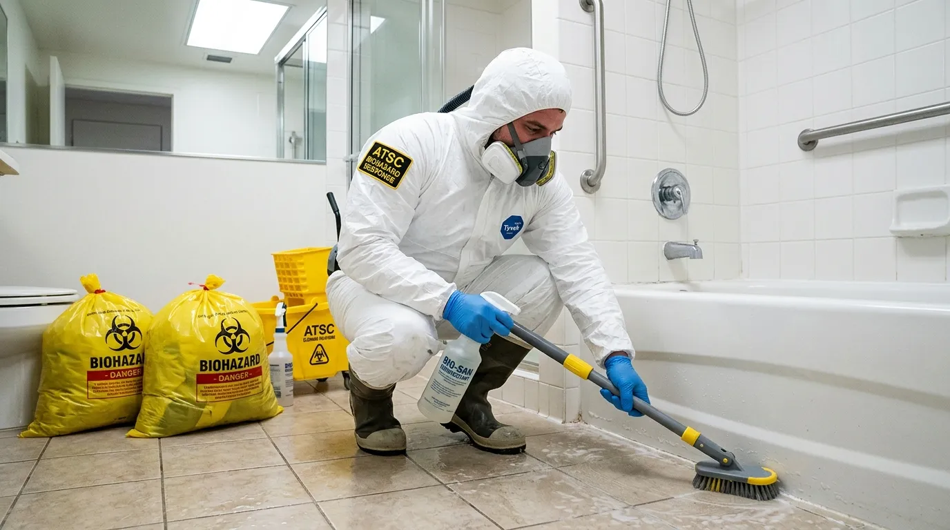 Decontamination equipment deployed for Blood Cleanup in Chesterton